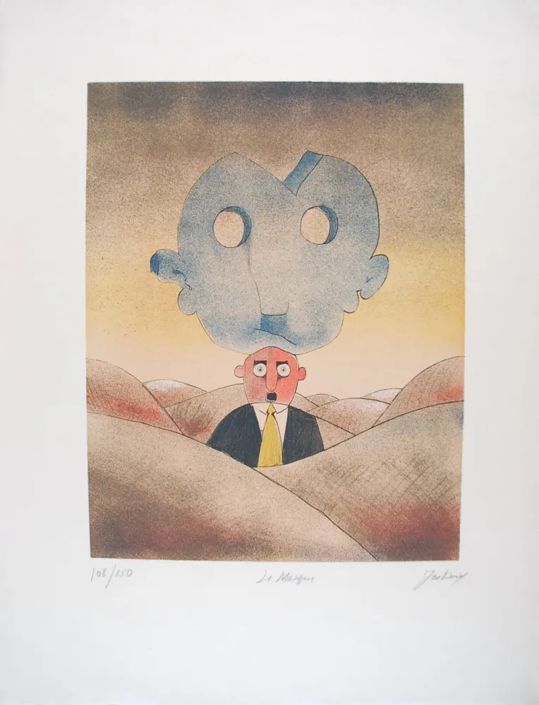 リトグラフ David - Le Masque