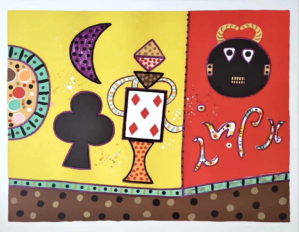 リトグラフ Davie - Guli Wall