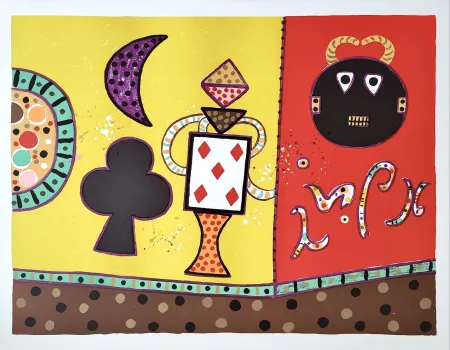 リトグラフ Davie - Guli Wall