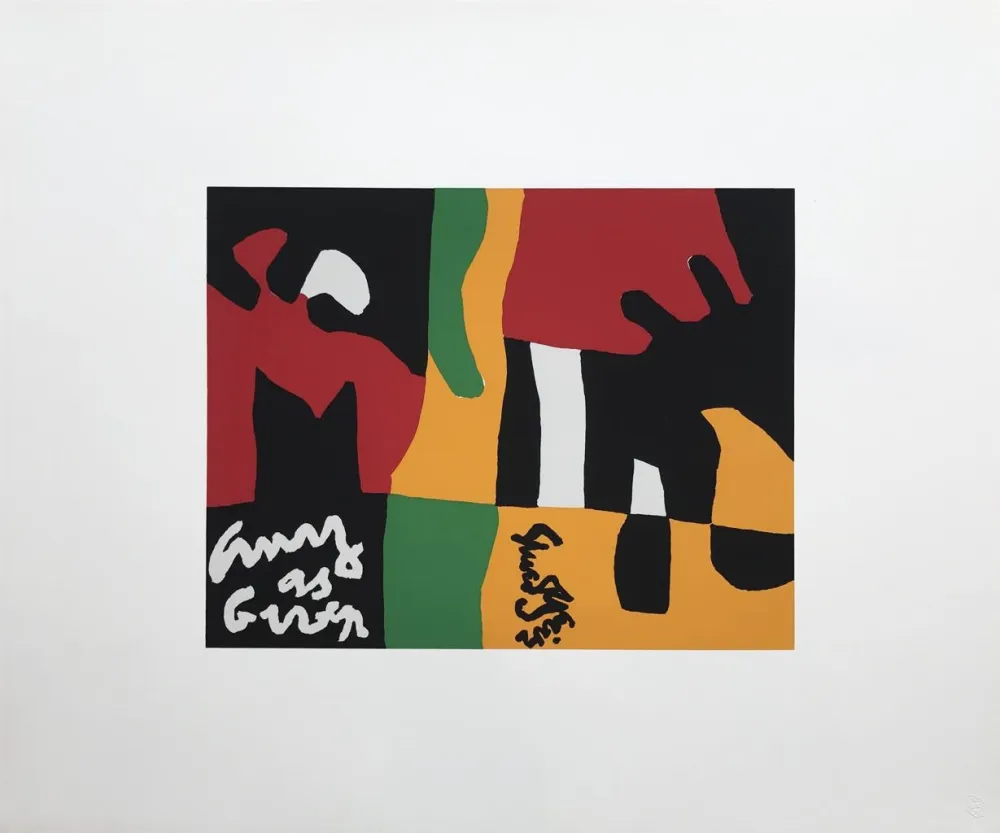 シルクスクリーン Davis - Untitled from Ten Works by Ten Painters Portfolio