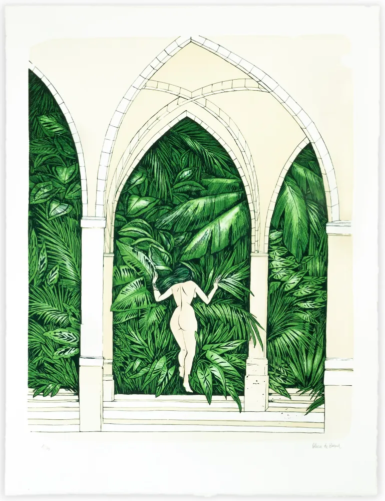 リトグラフ De Bona - Le Sacré