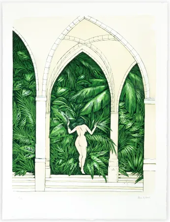 リトグラフ De Bona - Le Sacré