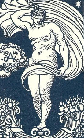 挿絵入り本 De Carolis - Le carte da gioco