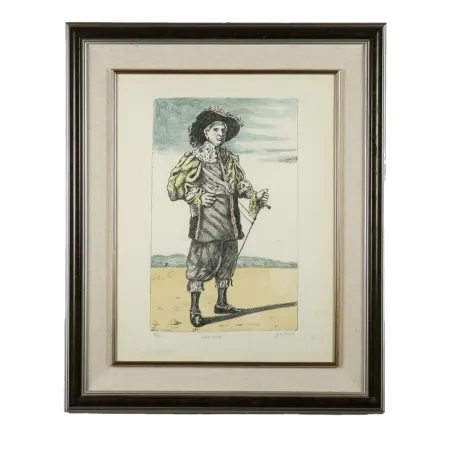 リトグラフ De Chirico - Autoritratto