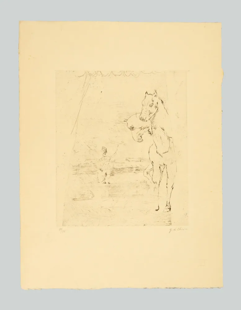 彫版 De Chirico - Il ritorno del guerriero