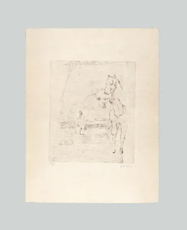 彫版 De Chirico - Il ritorno del guerriero