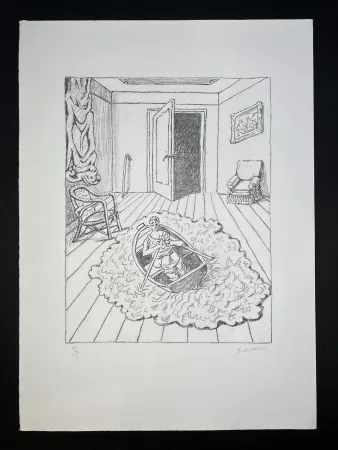 リトグラフ De Chirico - Il ritorno di Ulisse