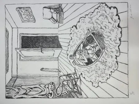 リトグラフ De Chirico - Il ritorno di Ulisse