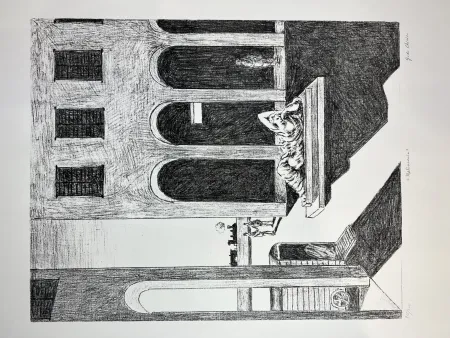 リトグラフ De Chirico - Malinconia