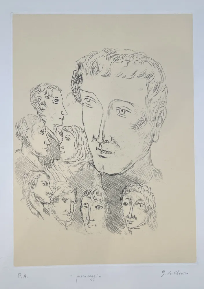 彫版 De Chirico - Personaggi 
