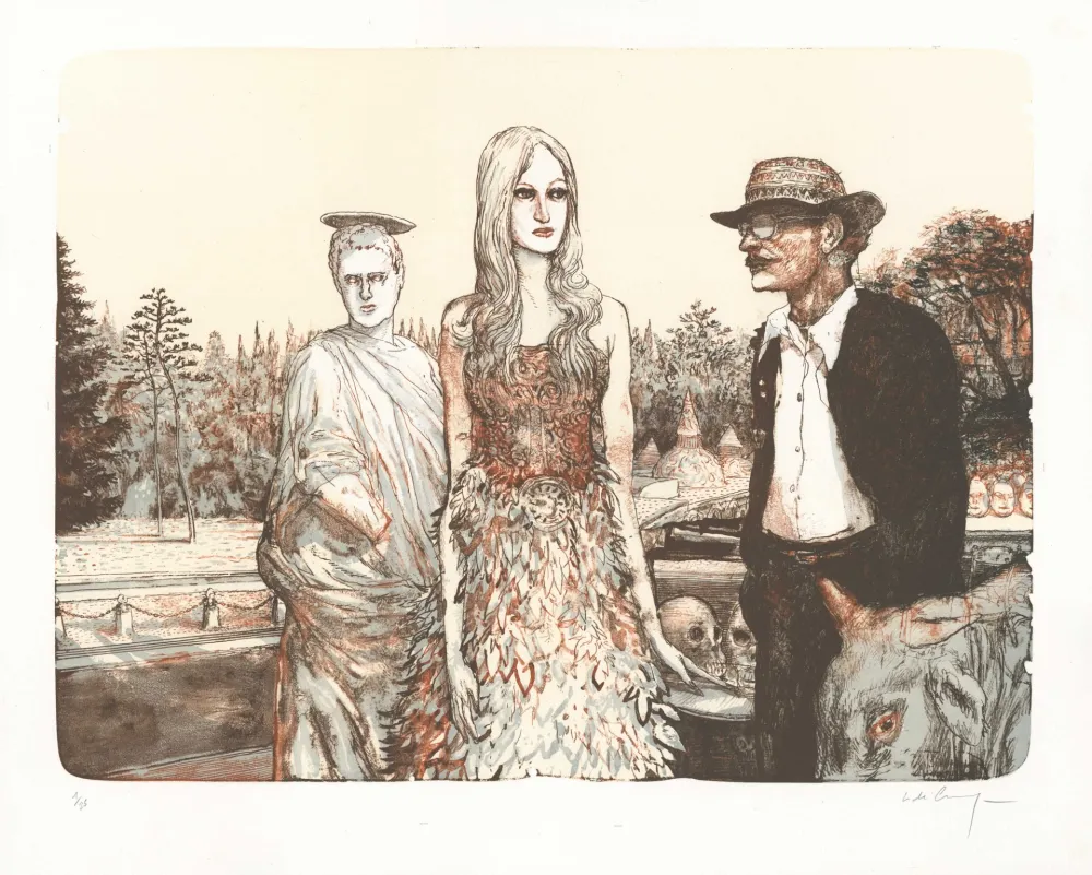 リトグラフ De Crécy - Le Jardin de Vénus