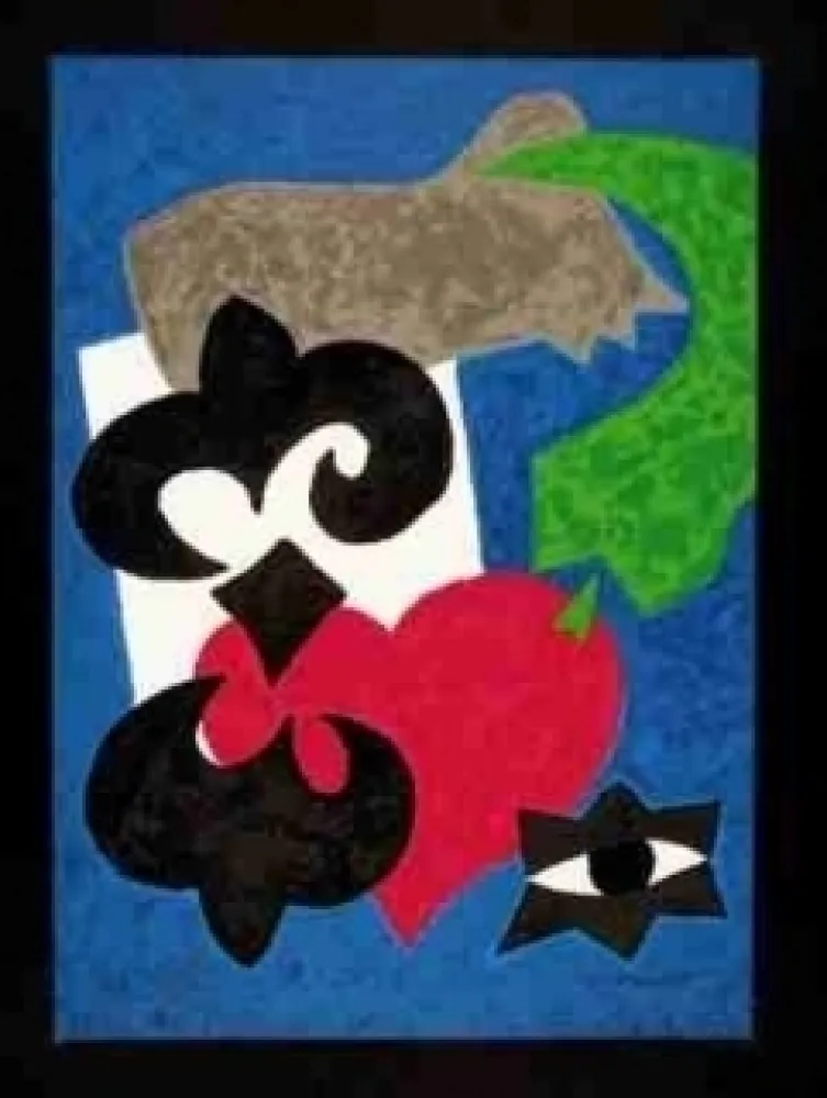 シルクスクリーン De Guimaraes - Sans titre