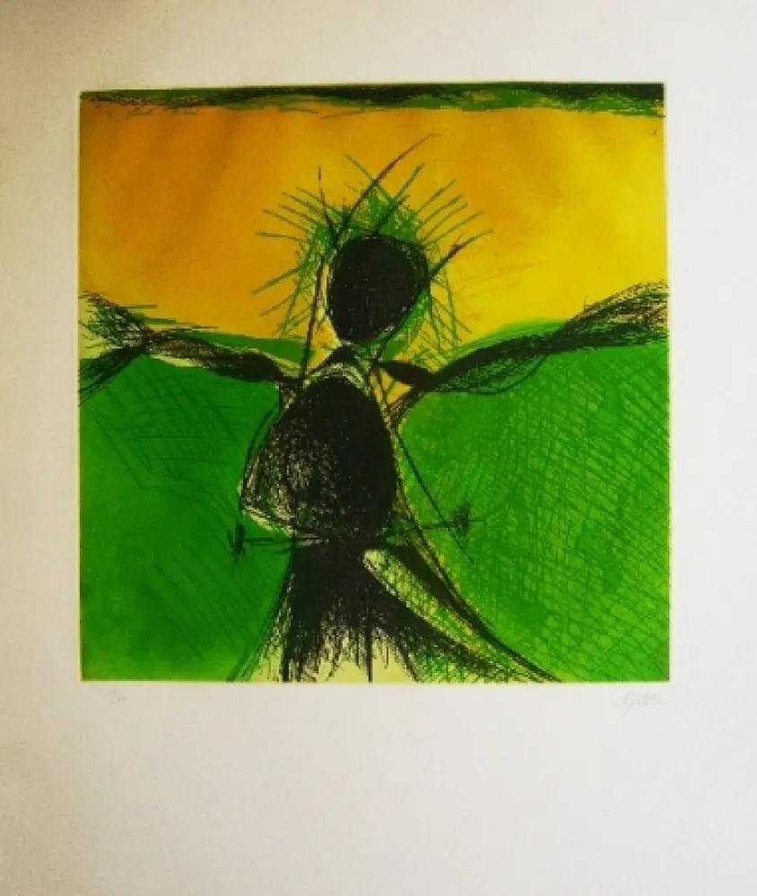 エッチングと　アクチアント De Juan - Espantapajaros verde