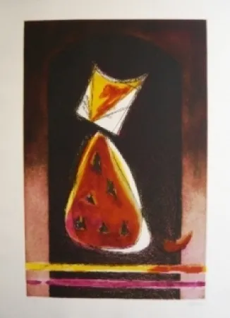 エッチングと　アクチアント De Juan - Retrato de Luisito en forma de pera