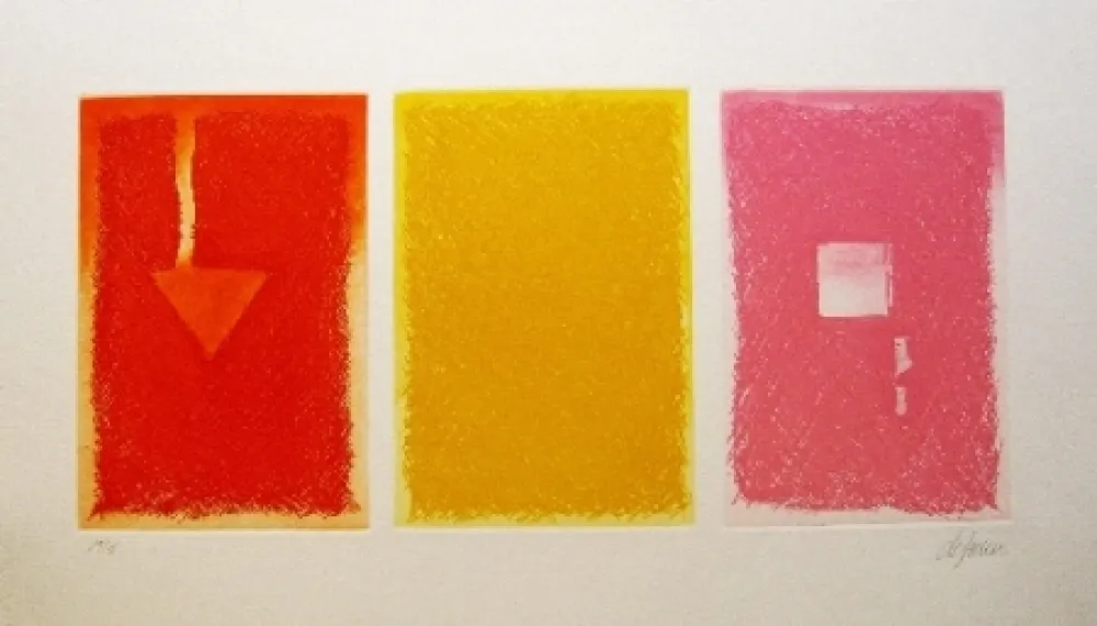 エッチングと　アクチアント De Juan - Triptica en color II