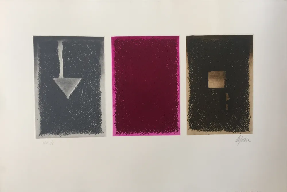 エッチングと　アクチアント De Juan - Triptico en color I