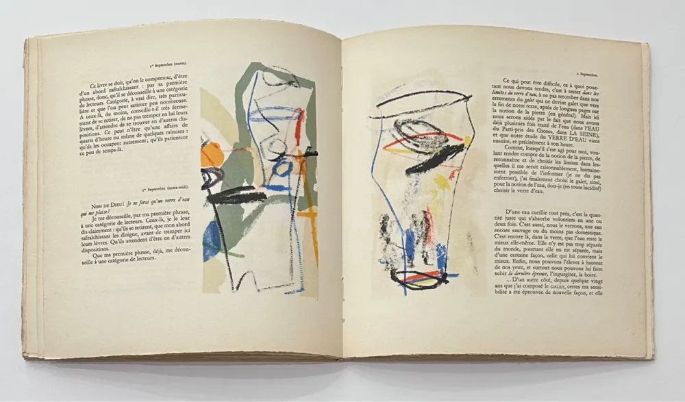 挿絵入り本 De Kermadec - Le verre d'eau