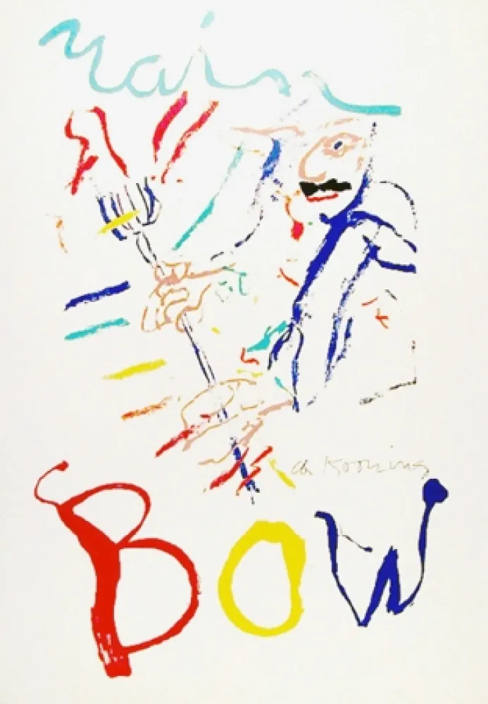 リトグラフ De Kooning - Rainbow: Thelonius Monk, Devil at the Keyboard