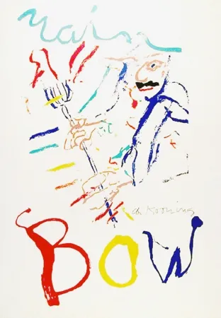 リトグラフ De Kooning - Rainbow: Thelonius Monk, Devil at the Keyboard