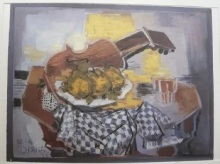 リトグラフ De La Serna - Nature morte