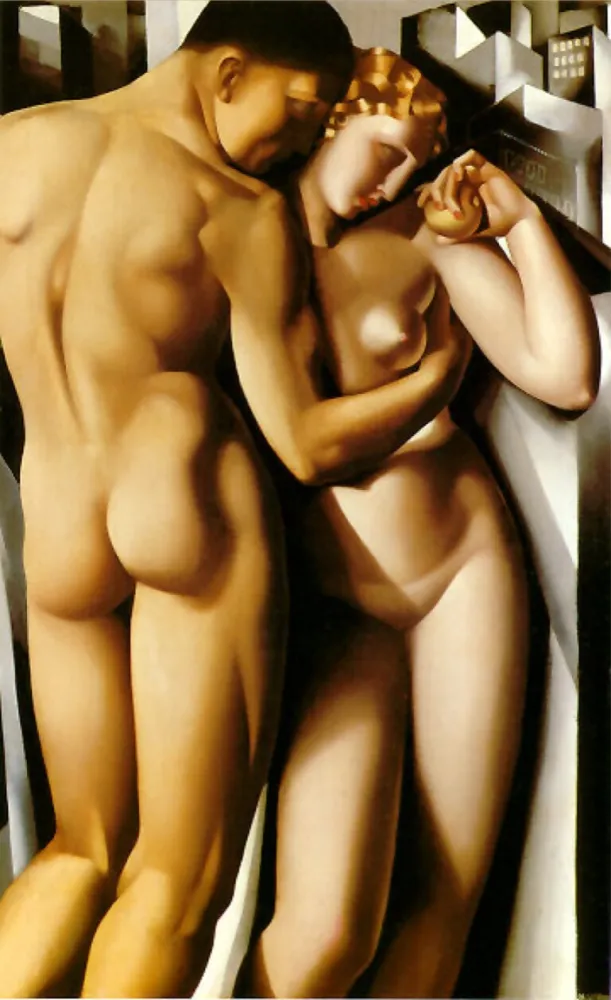 シルクスクリーン De Lempicka - Adam And Eve