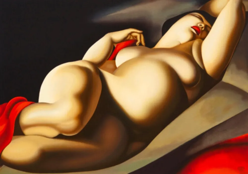 シルクスクリーン De Lempicka - La Belle Rafaela