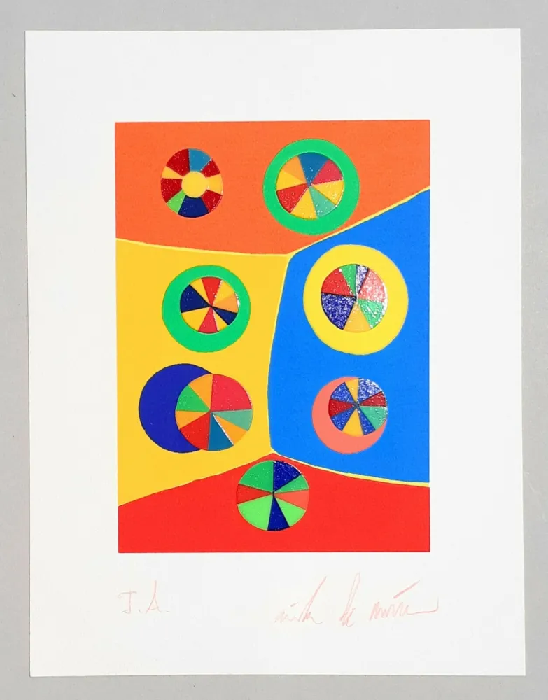 シルクスクリーン De Maria - Senza titolo