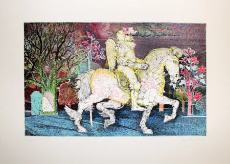 リトグラフ De Rosa - Cavaliere 2