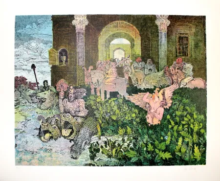 リトグラフ De Rosa - Creatures