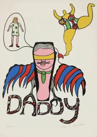シルクスクリーン De Saint Phalle - Daddy