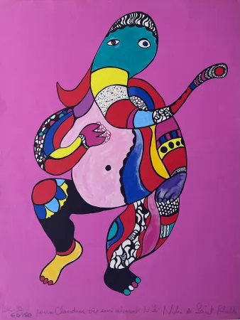 リトグラフ De Saint Phalle - Ganesha 