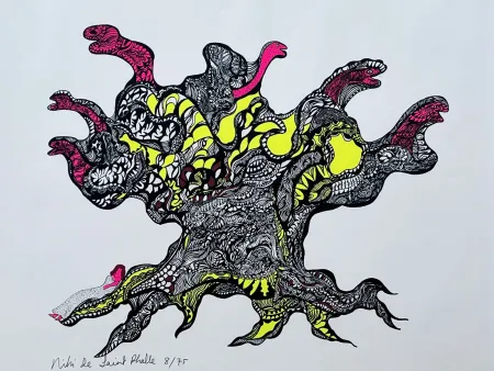 シルクスクリーン De Saint Phalle - L'arbre 