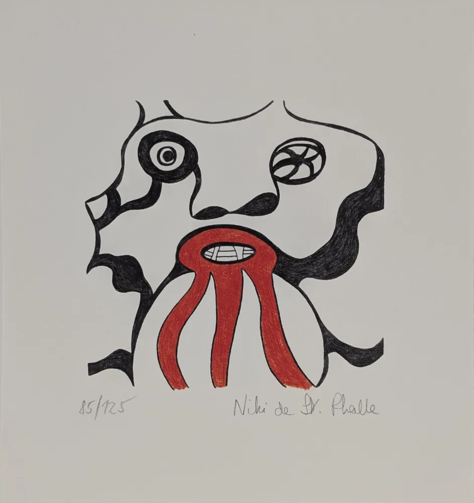 リトグラフ De Saint Phalle - Le Golem - Jerusalem 