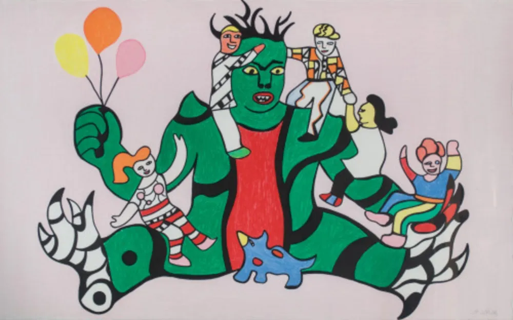 リトグラフ De Saint Phalle - Le Monstre