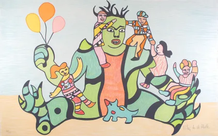 リトグラフ De Saint Phalle - Le Monstre