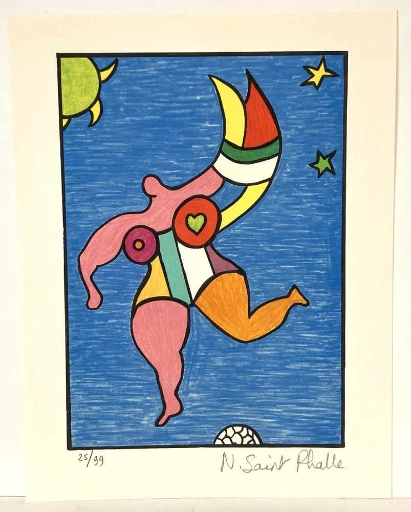 リトグラフ De Saint Phalle - Les ambassadeurs, 1989.