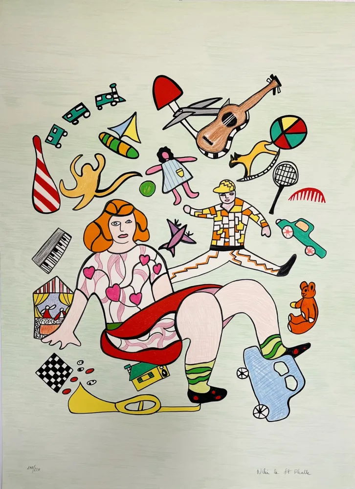 リトグラフ De Saint Phalle - Les Jouets