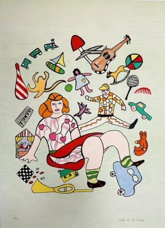 リトグラフ De Saint Phalle - Les Jouets