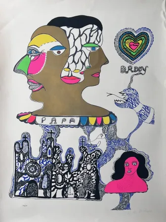 シルクスクリーン De Saint Phalle - Nana Power 