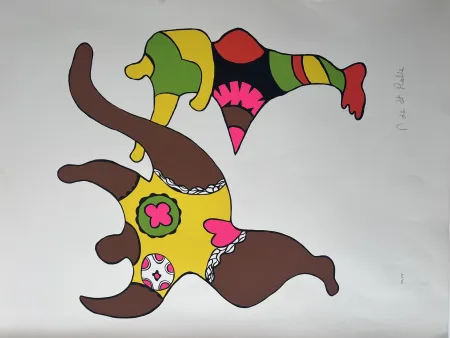 シルクスクリーン De Saint Phalle - Nana power 