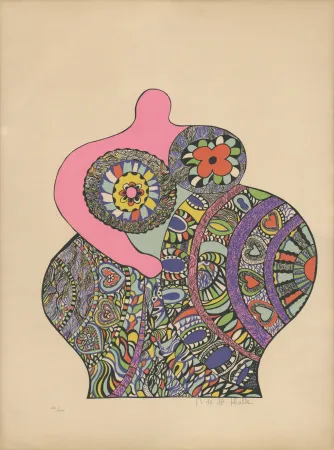 シルクスクリーン De Saint Phalle - Nana Power : Nana II