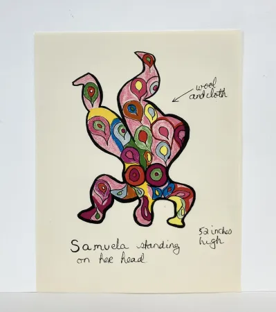 リトグラフ De Saint Phalle - Samuela. 1966