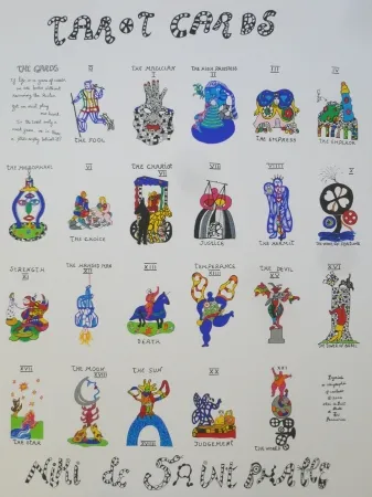 シルクスクリーン De Saint Phalle - TAROTS CARDS