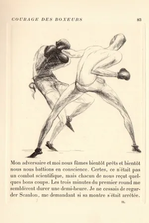 挿絵入り本 De Segonzac - Tableaux contemporains: Tableau des Courses, de la Boxe, de la Vénérie, de l'Amour Vénal, des Grands Magasins, de la Mode, de l'Au-Delà, du Palais, de la Bourgeoisie.