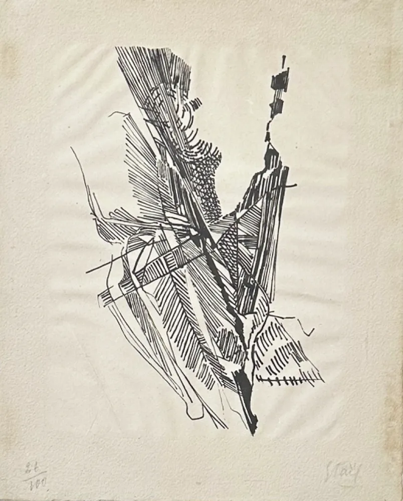 リトグラフ De Stael - Composition