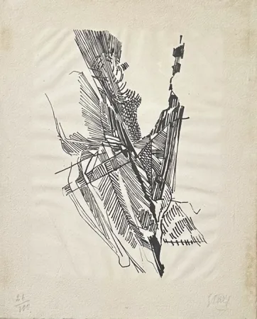 リトグラフ De Stael - Composition