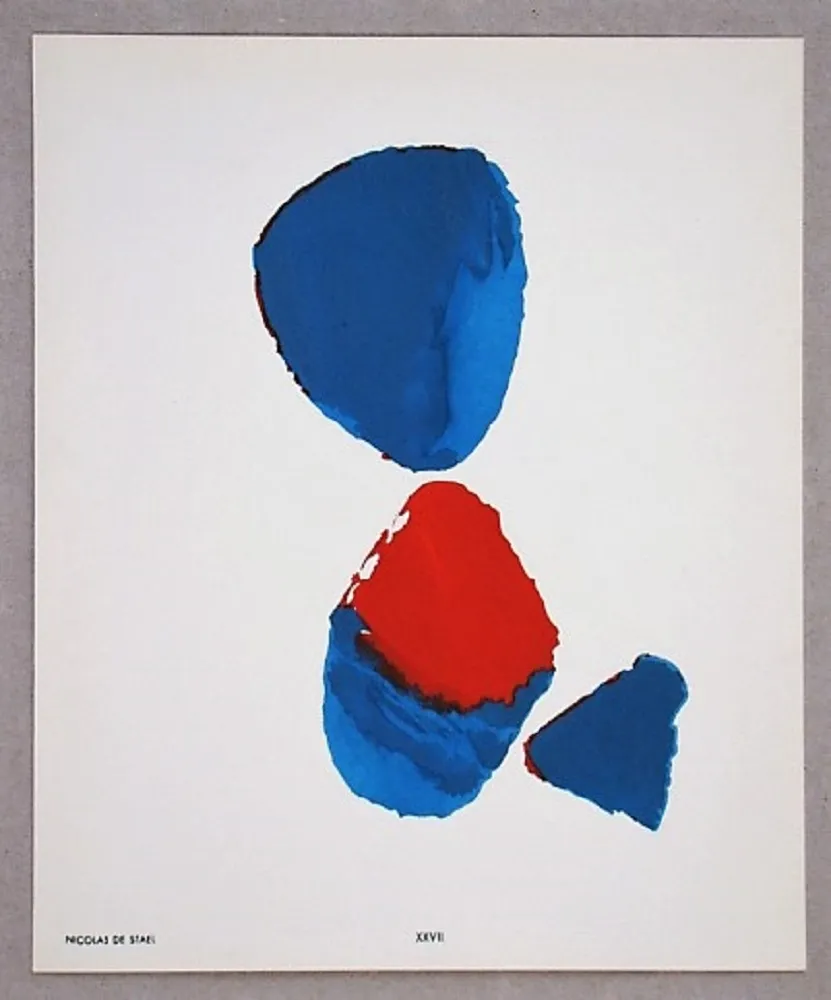 ステンシル De Stael - Composition sans titre pour René Char