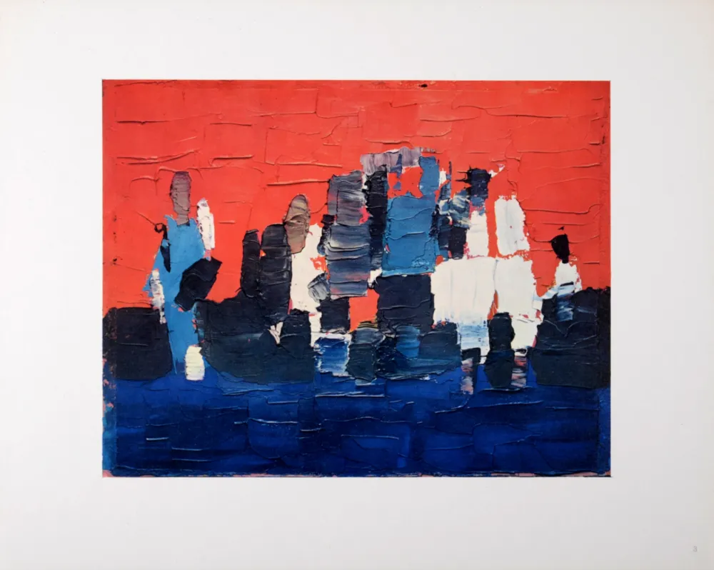 オフセット De Stael - Les petits footballeurs, 1960