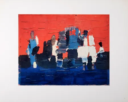オフセット De Stael - Les petits footballeurs, 1960