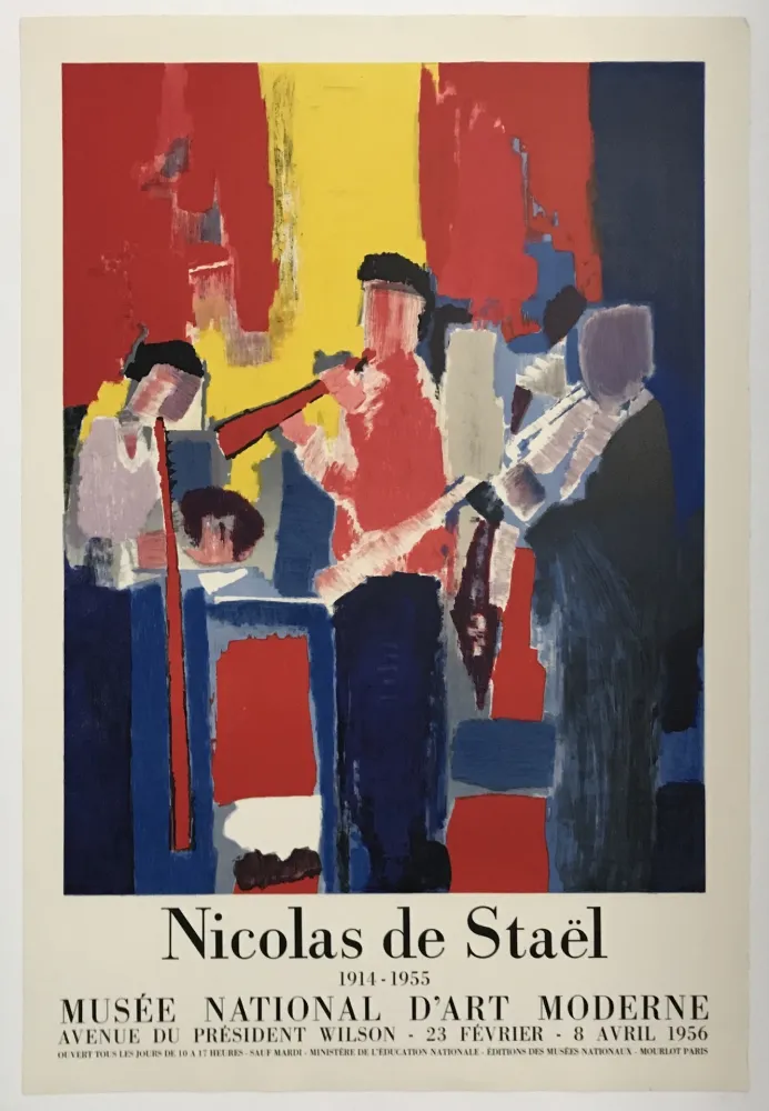 リトグラフ De Stael - Musee National d'Art Moderne
